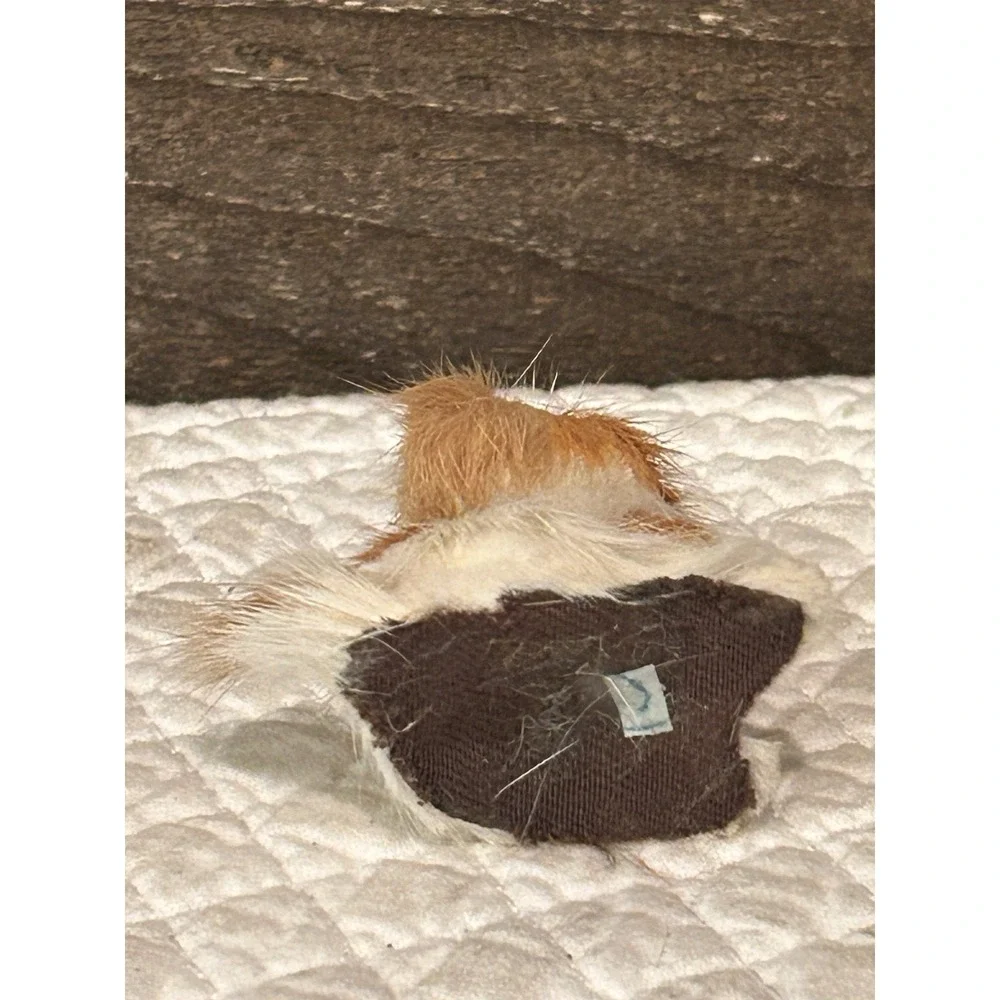 Adorable Real‎ Fur Realistic Dog Figurine Figure Pekingese Collectible